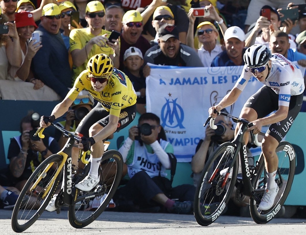 Tour de France 15ème étape Match nul entre Pogacar et Vingegaard