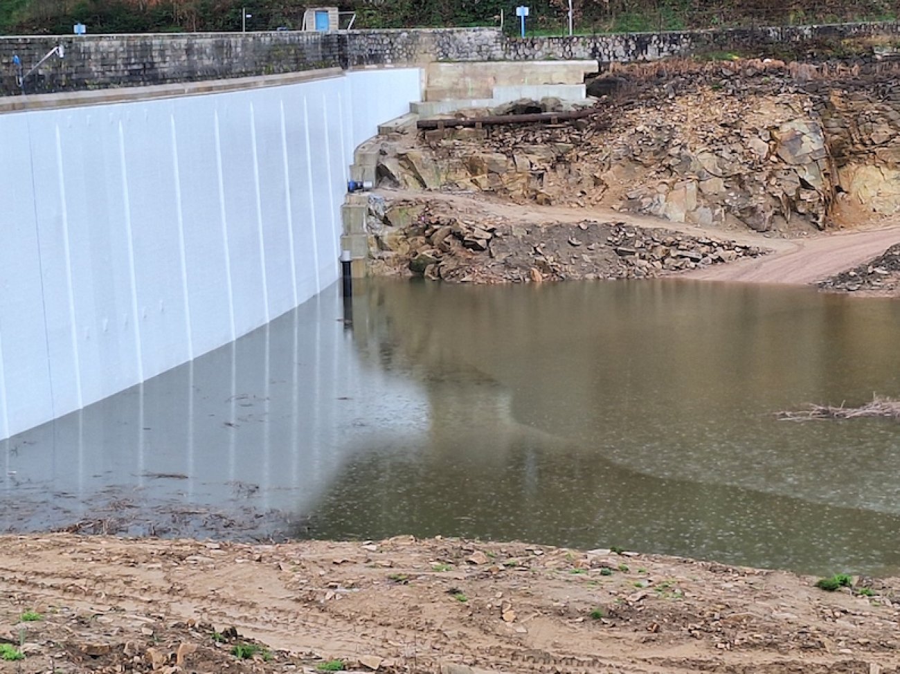Barrage de StSernin du Bois C’est bien parti pour la remise en eau
