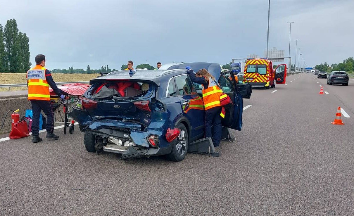 Beaune Collision Haute Vitesse Entre Quatre Voitures Sur L A