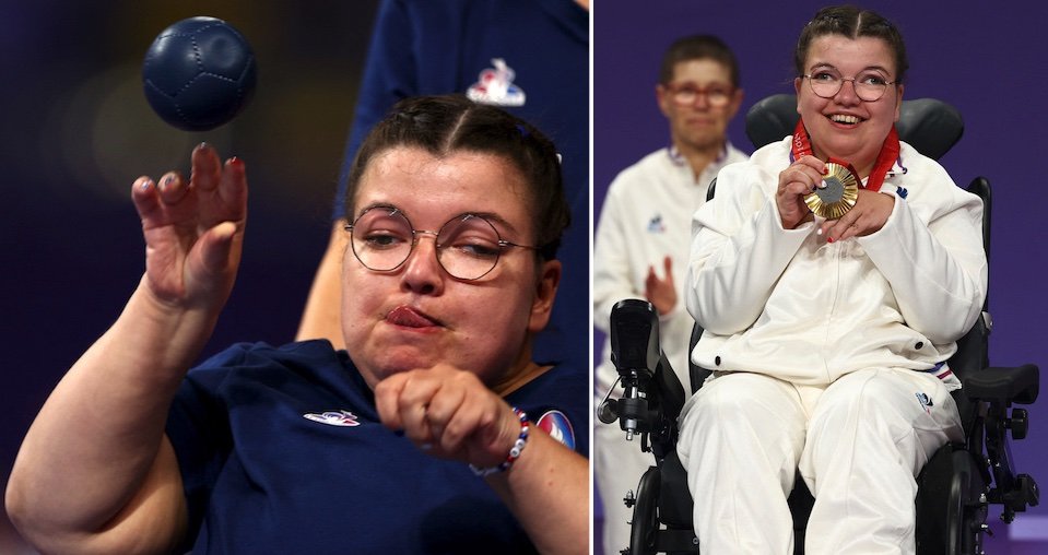 Jeux Paralympiques (Boccia) Aurélie Aubert médaillée d'or Autun Infos