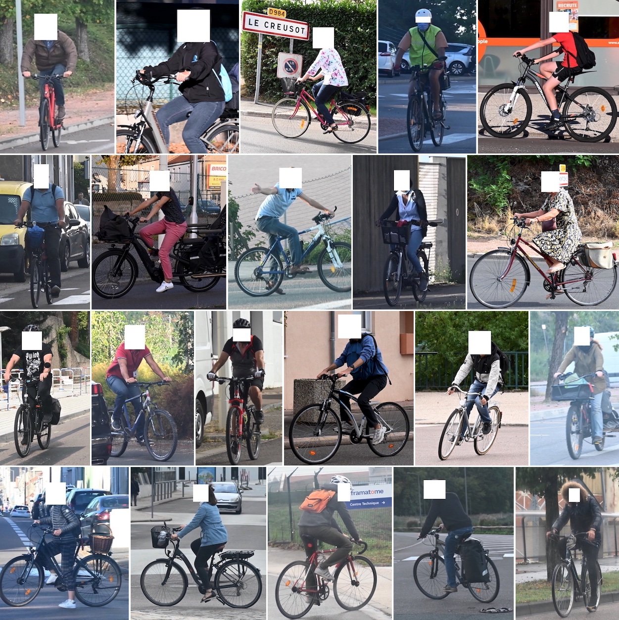 LE CREUSOT : De plus en plus de personnes se déplacent à vélo en ville