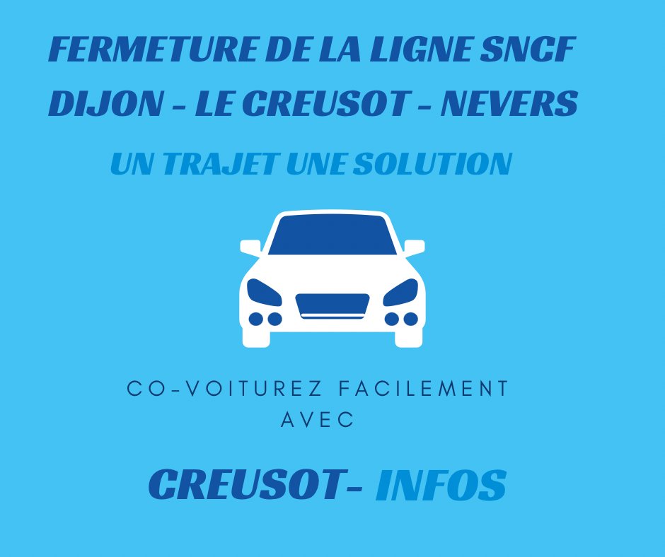 Nouveau Covoiturez facilement avec creusotinfos Creusot Infos