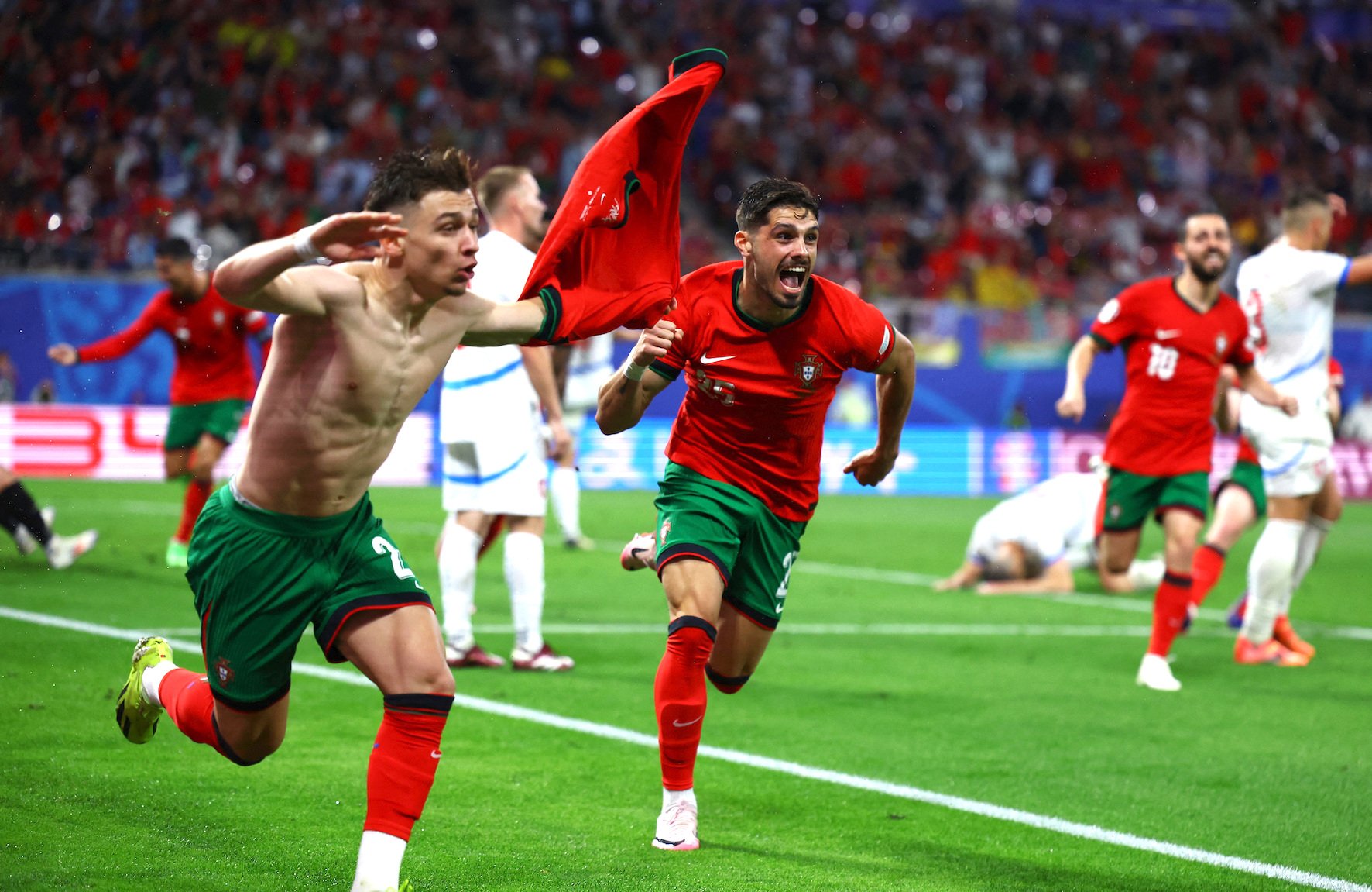 Football (Euro 2024): Portugal snatches victory over the Czechs after a severe scare