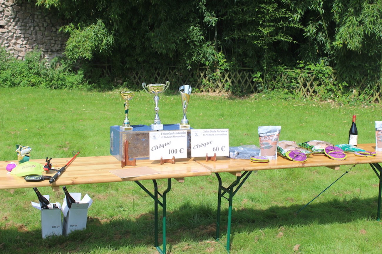 Trophée Concours De Pêche Vintage – 1 Pièce – également Cendrier Doré